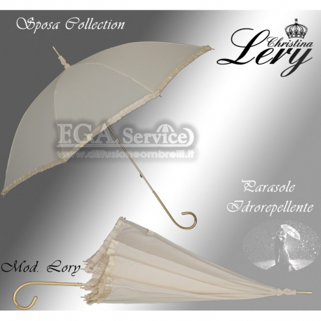 OMBRELLI PARASOLE SPOSA ART. LORY AVORIO