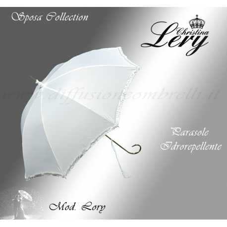 OMBRELLI PARASOLE SPOSA ART. LORY BIANCO