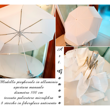OMBRELLI BIANCHI DA SPOSA ART. GENEVE