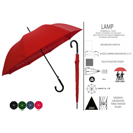 LAMP - OMBRELLO PROMOZIONALE PERSONALIZZATO GOLF
