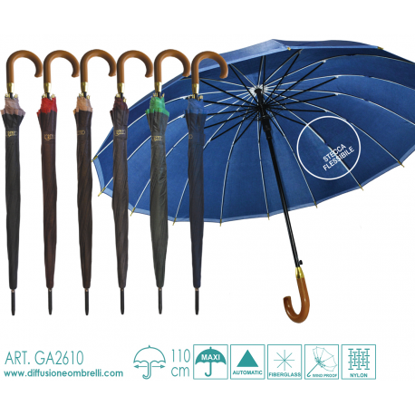 OMBRELLO GRANDE 16 STECCHE AUT. ART. 2610