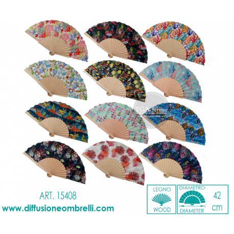 VENTAGLIO LEGNO MARINO ART. 15408