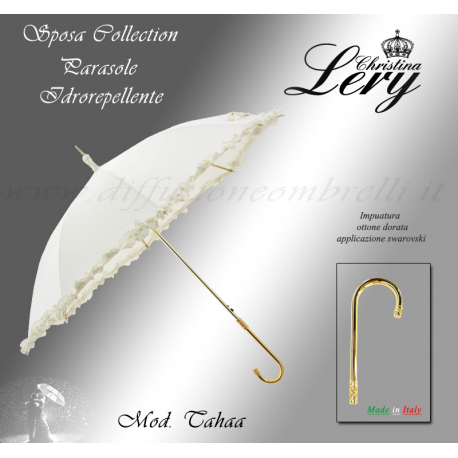 OMBRELLI DA SPOSA BIANCO-AVORIO ART. TAHAA