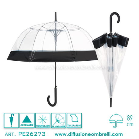 OMBRELLO DONNA CUPOLA AUT. PERLETTI ART. 26273