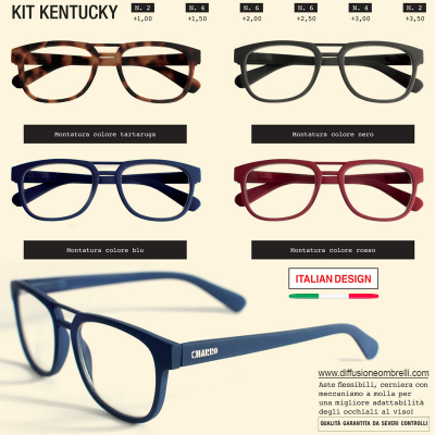 EL CHARRO KIT KENTUCKY 24 OCCHIALI LETTURA