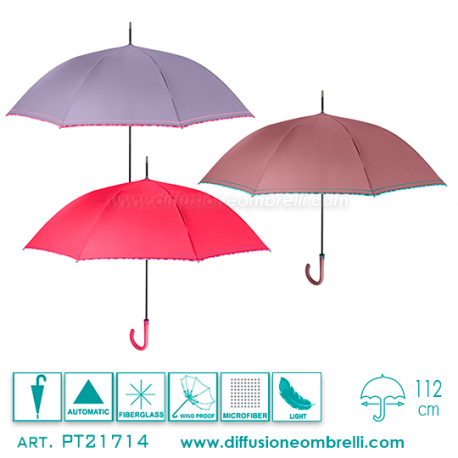 OMBRELLI DONNA CLASSICO AUT. PERLETTI TECHNOLOGY ART. 21714