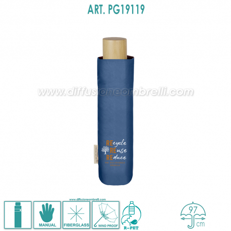 OMBRELLO DONNA PIEGHEVOLE ECO-GREEN ART. 19119