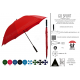 Umbrellas Print advertising with Custom Logo Ref. GOSPORT