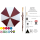 Umbrellas Print advertising with Custom Logo Ref. GLFOO
