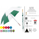 Umbrellas Print advertising with Custom Logo Ref. GLFOO