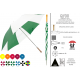 Umbrellas Print advertising with Custom Logo Ref. GLFOO