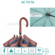 OMBRELLO DONNA CLASSICO COMFORT AUT. PERLETTI TECHNOLOGY 21750
