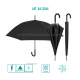 OMBRELLO UOMO CLASSICO NERO AUT. PERLETTI BASIC 12064