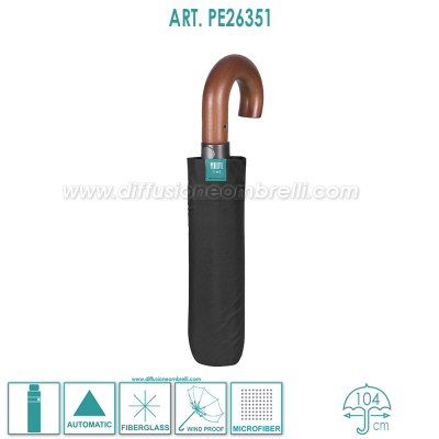 OMBRELLO UOMO PIEGHEVOLE COMFORT AUT. PERLETTI TIME 26351