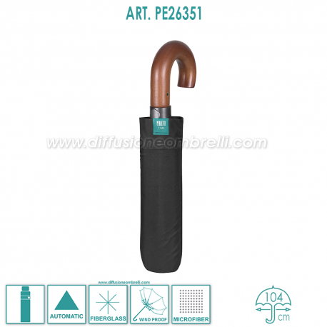 OMBRELLO UOMO PIEGHEVOLE COMFORT AUT. PERLETTI TIME 26351