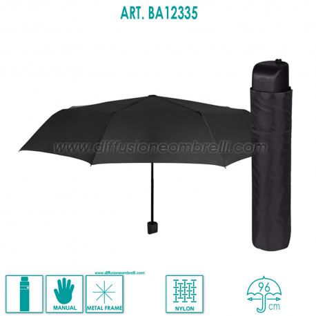 OMBRELLO UOMO PIEGHEVOLE MAN. PERLETTI BASIC 12335