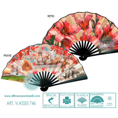 VENTAGLIO ASSISI GRANDE SOUVENIR