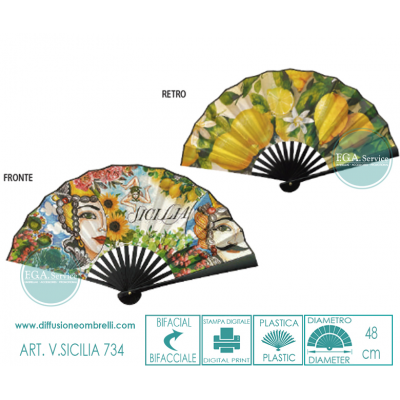 VENTAGLIO SICILIA GRANDE SOUVENIR