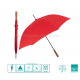OMBRELLO CLASSICO AUT. IMP.DRITTA LEGNO ROSSO