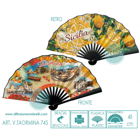 VENTAGLIO TAORMINA GRANDE SOUVENIR