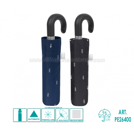 OMBRELLO UOMO PIEGHEVOLE AUT. PERLETTI ART. 26400