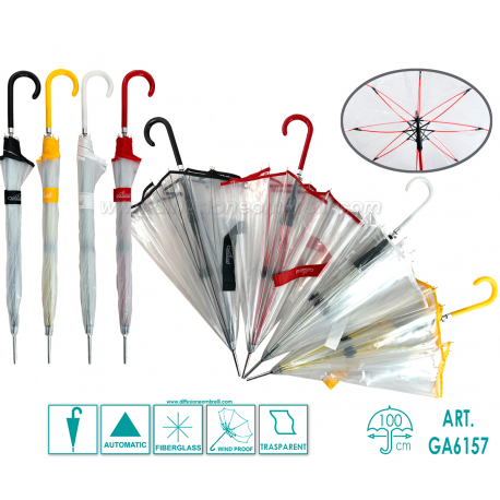 OMBRELLO DONNA CLASSICO AUT. POE I CAPOLAVORI ART. 6157