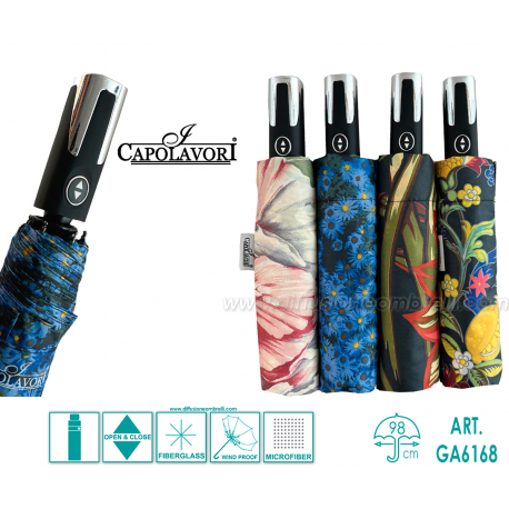 OMBRELLO DONNA PIEGHEVOLE A/C I CAPOLAVORI ART. 6168