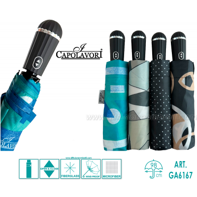 OMBRELLO DONNA PIEGHEVOLE A/C I CAPOLAVORI ART. 6167