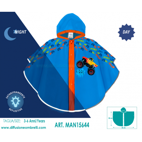 PONCHO IMPERMABILE TRACKS ART. 15644