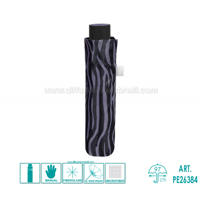 OMBRELLO DONNA PIEGHEVOLE MAN. PERLETTI ART. 26384