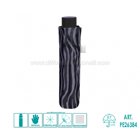 OMBRELLO DONNA PIEGHEVOLE MAN. PERLETTI ART. 26384