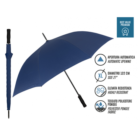 OMBRELLO PERLETTI GOLF AUT. BLU NAVY