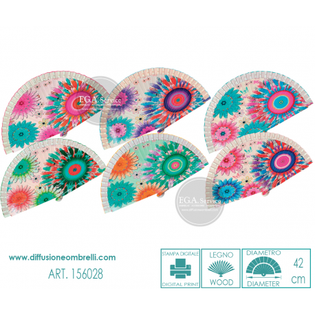 VENTAGLIO LEGNO STAMPA DIGITALE DISIGUAL ART. 156028