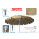 OMBRELLONE SOLE IN ALLUMINIO 12 STECCHE ART. 7002