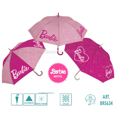 OMBRELLO BARBIE BIMBA AUT. ART. 5634