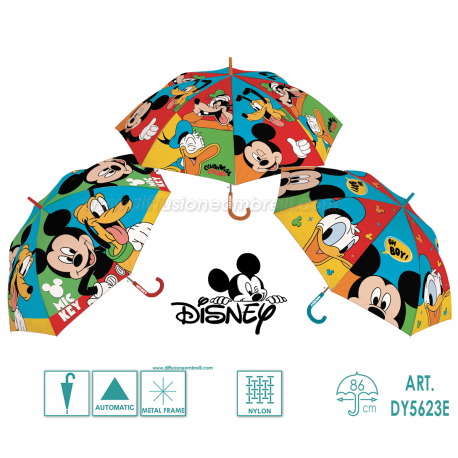 OMBRELLO BIMBO LUNGO TOPOLINO ART. 5623E