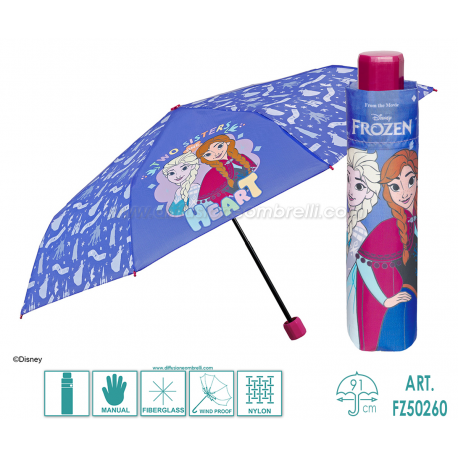 OMBRELLO FROZEN PIEGHEVOLE MAN. ART. 50260