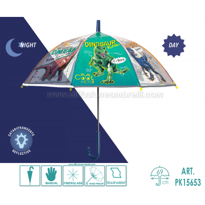 OMBRELLO BIMBO LUNGO MAN. PERLETTI KIDS ART. 15653