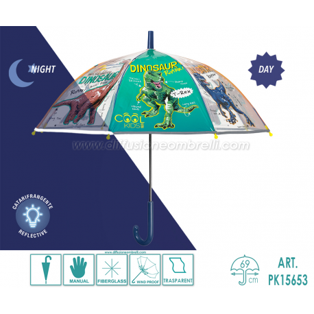 OMBRELLO BIMBO LUNGO MAN. PERLETTI KIDS ART. 15653