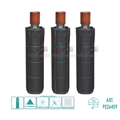 OMBRELLO UOMO PIEGHEVOLE AUT. PERLETTI TIME ART. 26459