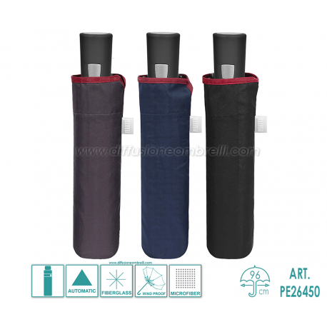 OMBRELLO UOMO PIEGHEVOLE AUT. PERLETTI TIME ART. 26450