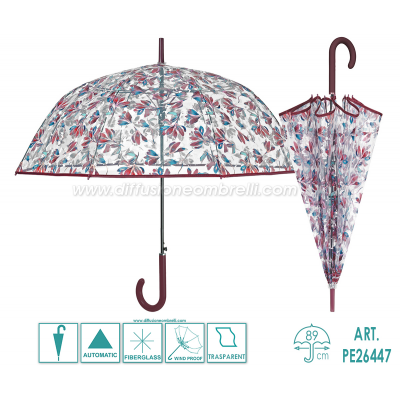 OMBRELLO DONNA CUPOLA AUT. PERLETTI TIME ART. 26447