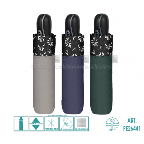 OMBRELLO DONNA APRI-CHIUDI PERLETTI TIME ART. 26441