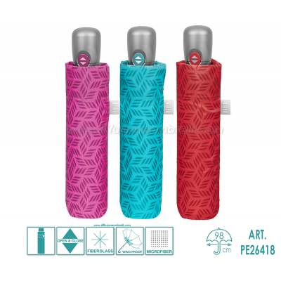 OMBRELLO DONNA APRI-CHIUDI PERLETTI TIME ART. 26418