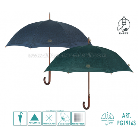 OMBRELLO UOMO GOLF AUT. PERLETTI GREEN ART.19163
