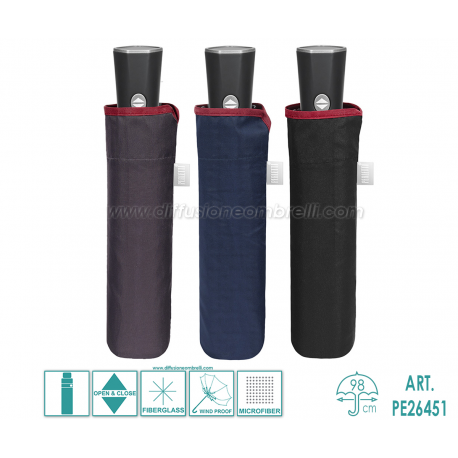 OMBRELLO UOMO APRI-CHIUDI PERLETTI TIME ART. 26451