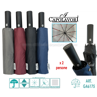 OMBRELLO UNISEX 10 STECCHE A/C I CAPOLAVORI ART. 6175