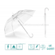 OMBRELLO LUNGO AUT. BIANCO TRASPARENTE ART. GA2050T