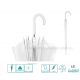 OMBRELLO LUNGO AUT. BIANCO TRASPARENTE ART. GA2050T