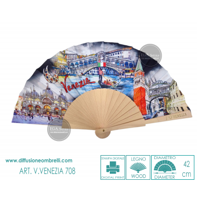 VENTAGLIO IN LEGNO VENEZIA CITTA'